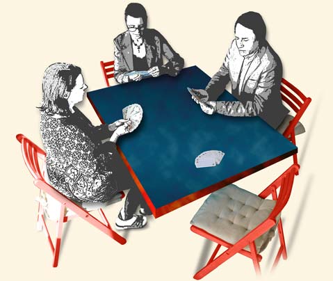 Tarot sur table